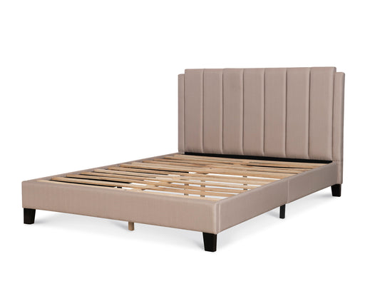 Sawyer - Vertically Channeled Platform Bed