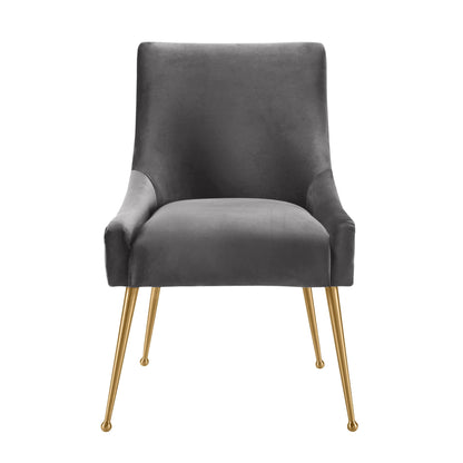 Beatrix - Pleated Velvet Side Chair
