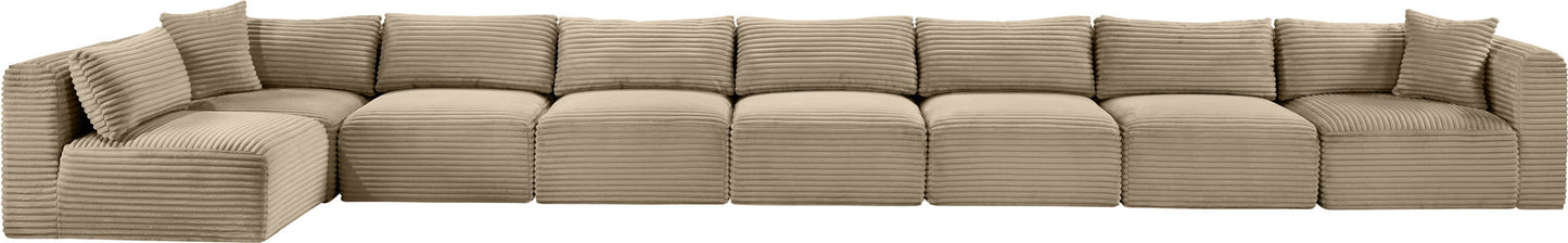 Shaggy - Fabric 8 Piece Modular Sectional