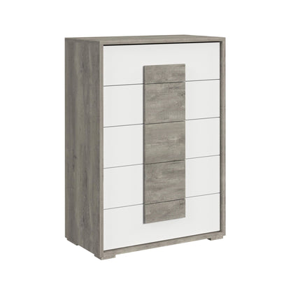 San Matteo - 5-Drawer Chest - Gray