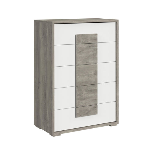 San Matteo - 5-Drawer Chest - Gray