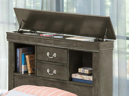 Glory Furniture - Louis Phillipe - Bookcase Storage Bed