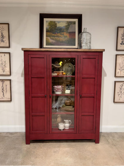 Vintage Market - Pie Safe - Barnwood Oak And Spiced Apple