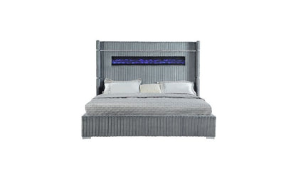 2215 - King Bed - Gray