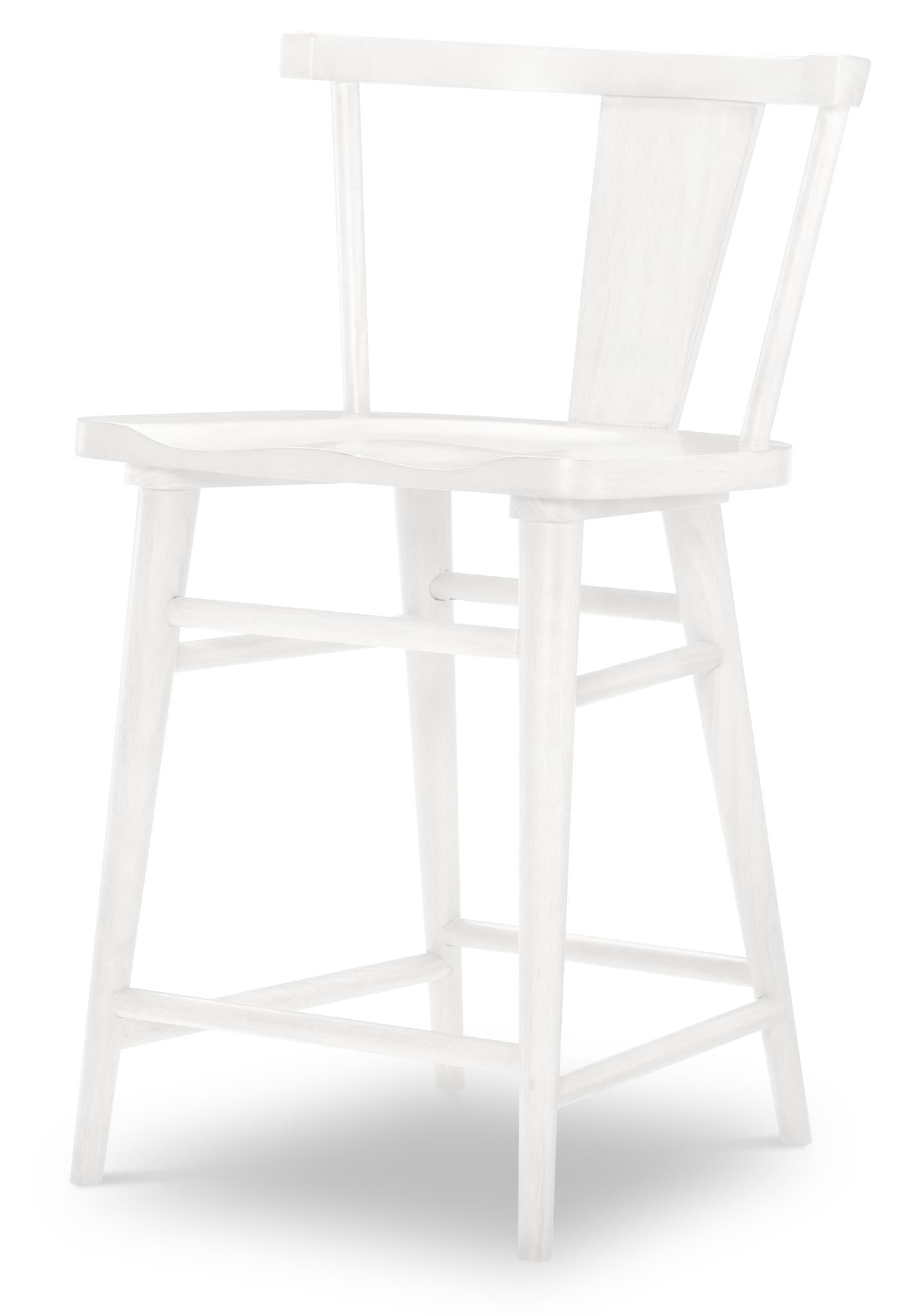 XXX's And OOO's - Counter Height Splat Back Chair (Set of 2)