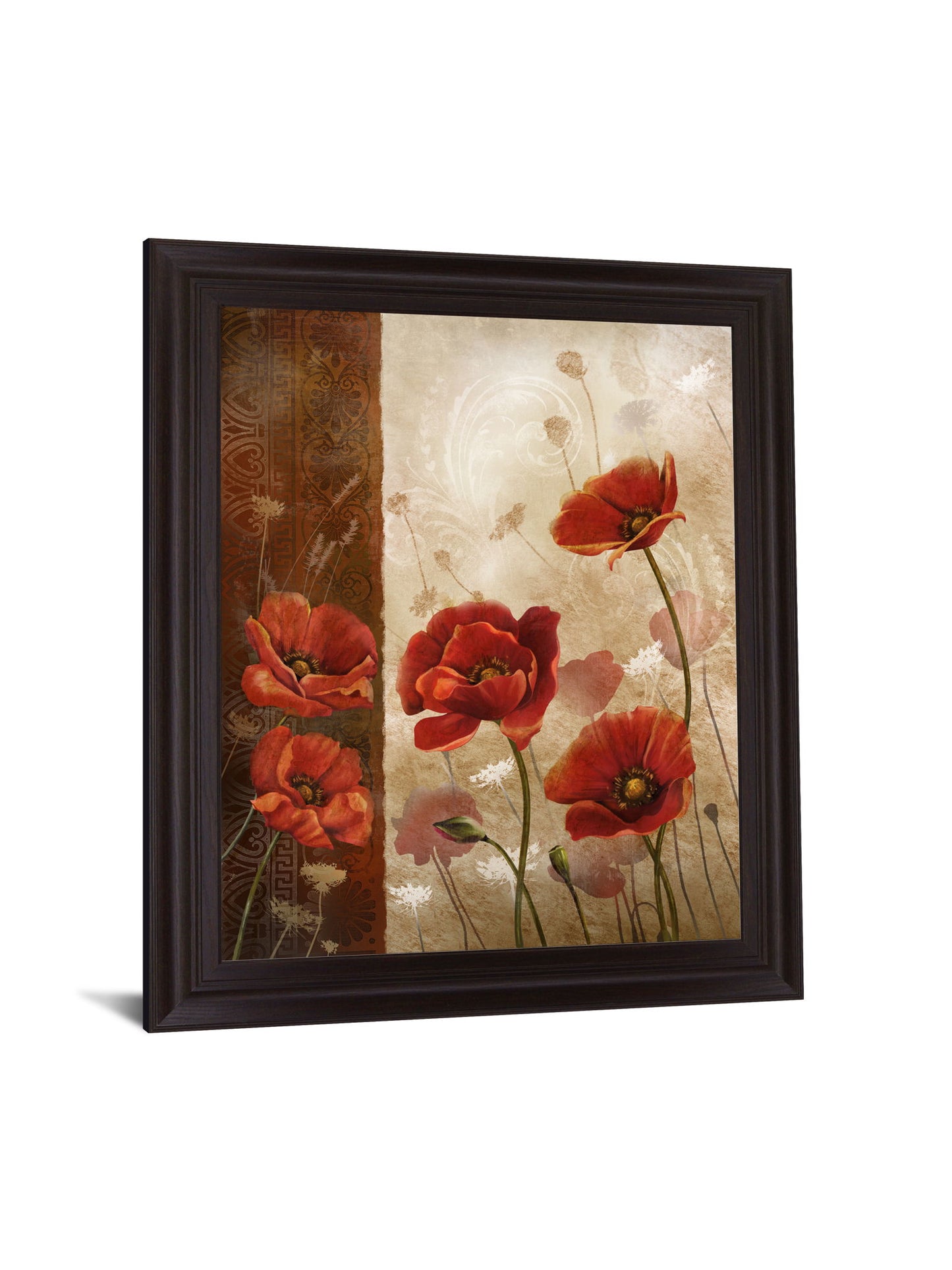 Crimson Solstice - 28" x 34" Framed Wall Art