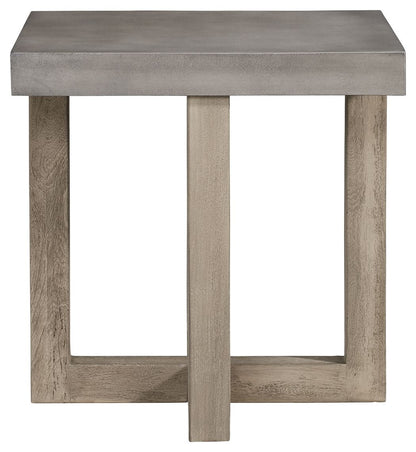 Lockthorne - Gray - Square End Table