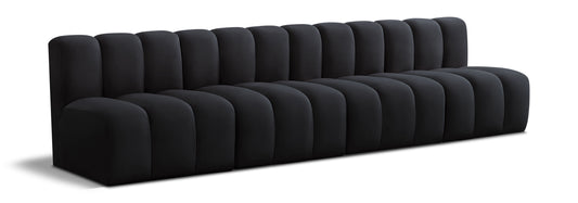 Arc - Velvet 4 Seats Modular Sofa