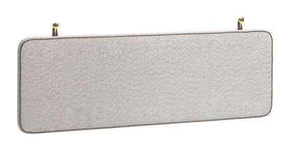 Bela - Floating Queen Headboard - White / Ivory