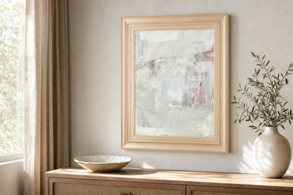 22x26 Barely There II By Victoria Borges - Silver