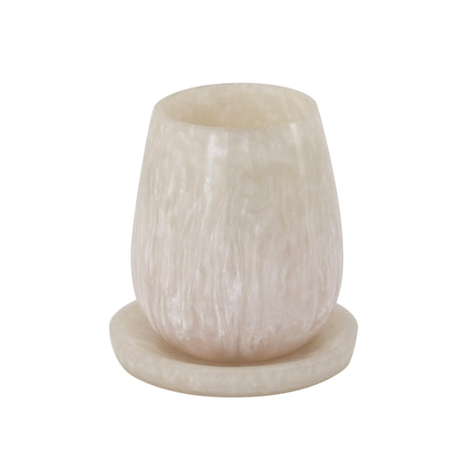 Rounded - Swirl Resin Kiddush Cup