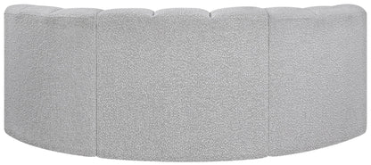 Arc - Boucle Fabric 3 Piece Modular U-Shaped Sofa