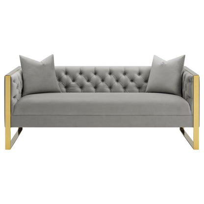 Eastbrook - Tufted Back Sofa - Gray