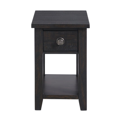 Kendyl - Occasional Chairside Table With Power - Espresso