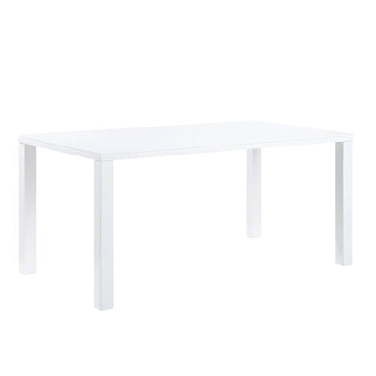 Pagan - Dining Table - White High Gloss Finish