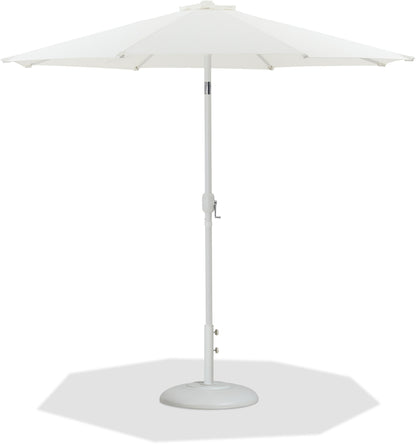 Fiji - Aluminum Patio Umbrella With Round White Base