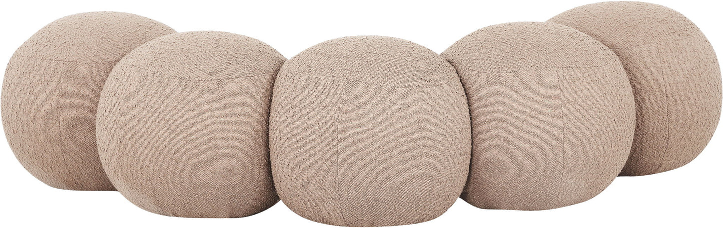 Apollo - Boucle Fabric Bench