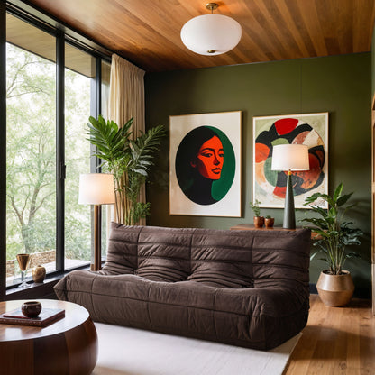 Relax - Velvet 77.75" Upholstered Sofa