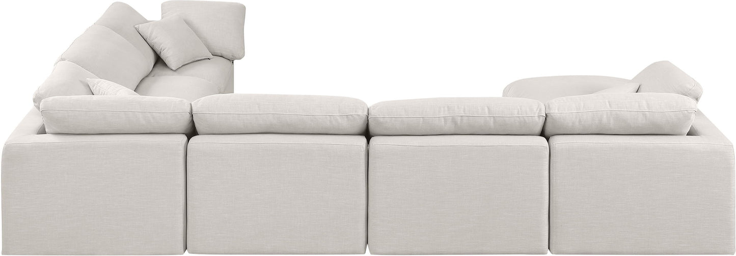 Indulge - Linen 7 Piece Modular Sectional