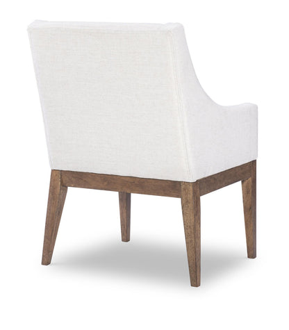 Artisan's Place - Upholstered Host Chair (Set of 2) - Vintage Pine Ironwood