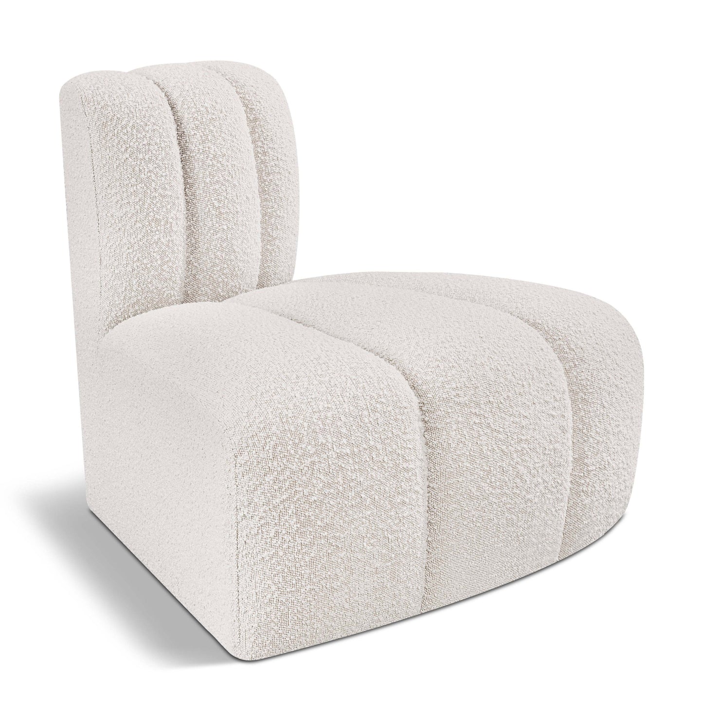 Arc - Boucle Fabric Reverse Corner
