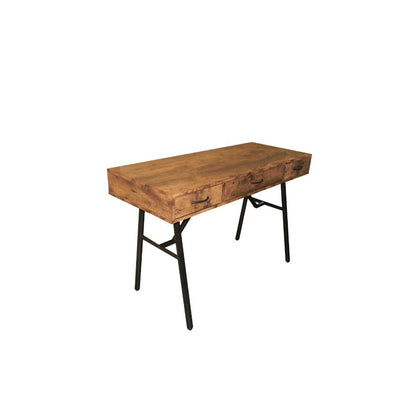 Jalia - Writing Desk - Rustic Oak & Black