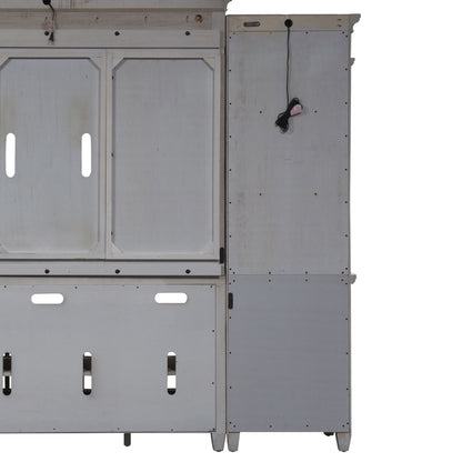 Heartland - Left Pier - Antique White / Tobacco Tops