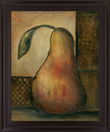 Sunlit Orchard Pear - 28" x 34" Framed Wall Art