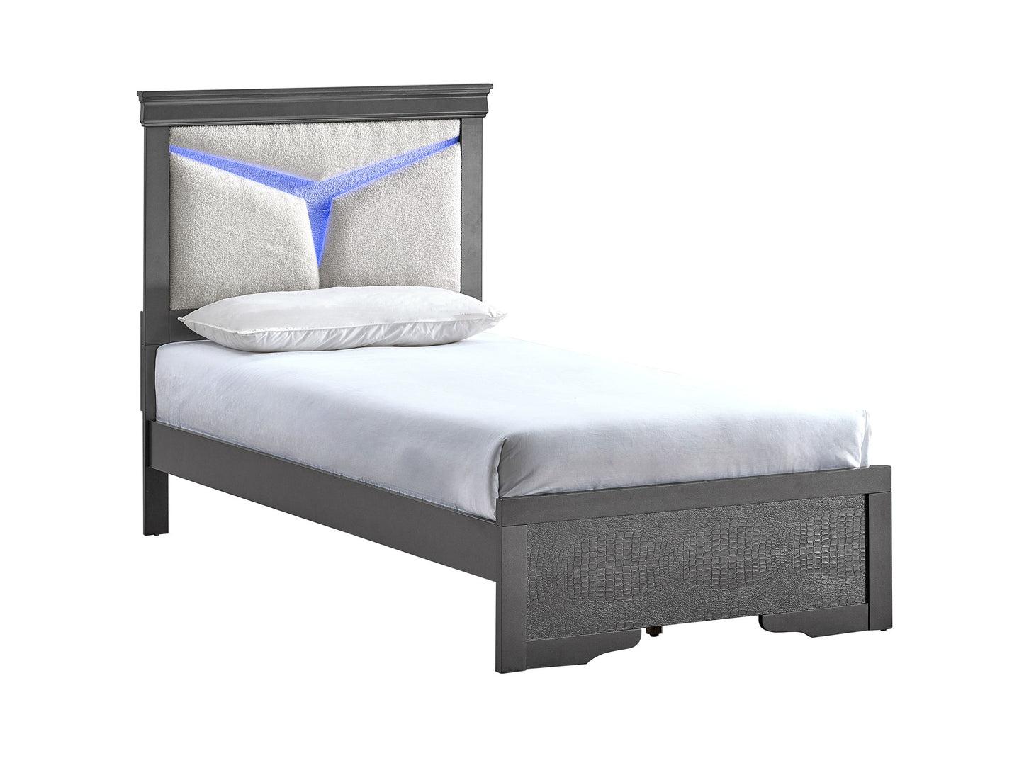 Glory Furniture - Lorana - Bed With LED Headboard