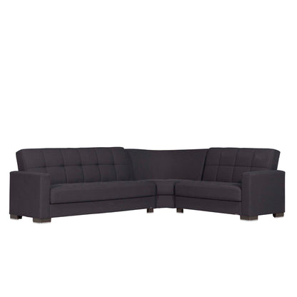 Ottomanson Armada - Upholstered Convertible Sectional With Storage - Polyester