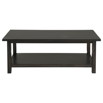 Payne - Wood Coffee Table with Shelf