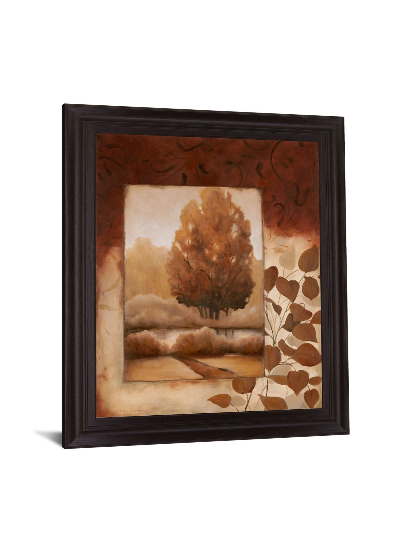 Copper Woodland View - 28" x 34" Framed Wall Art