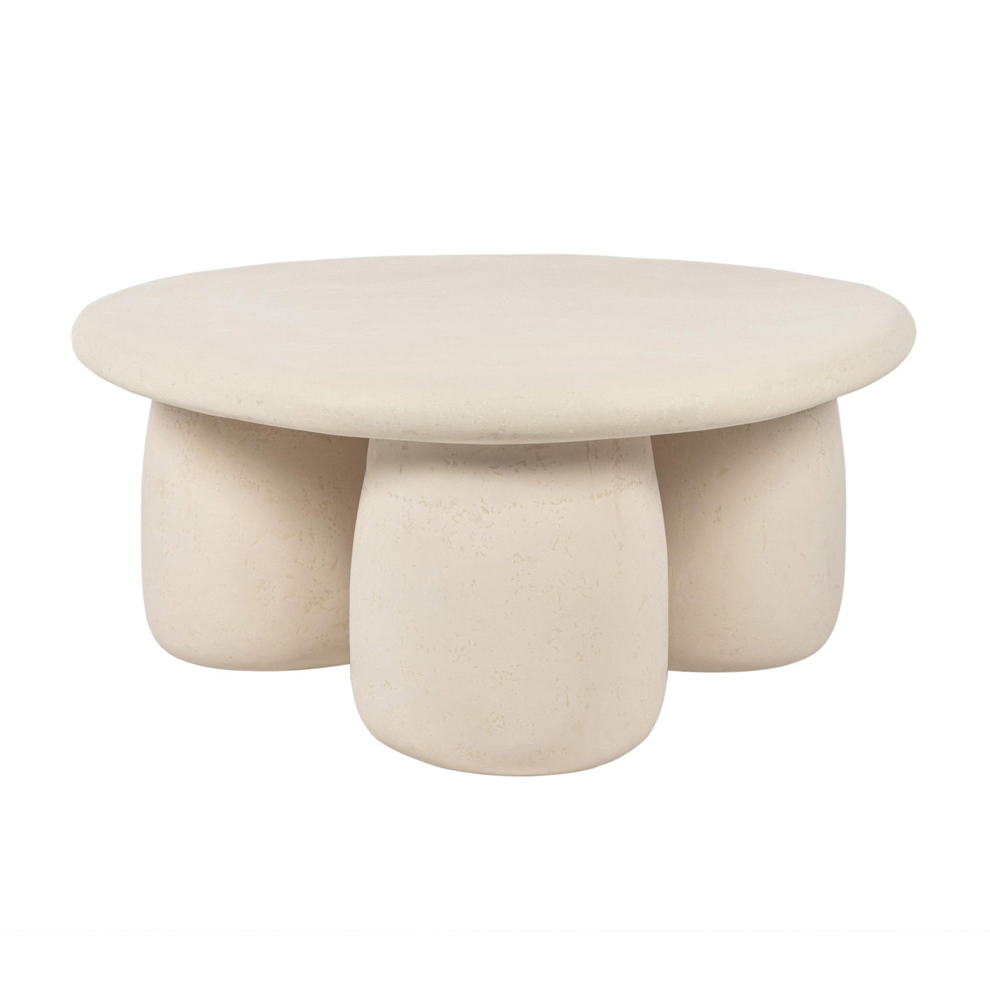Rahul - Round Coffee Table - Cream