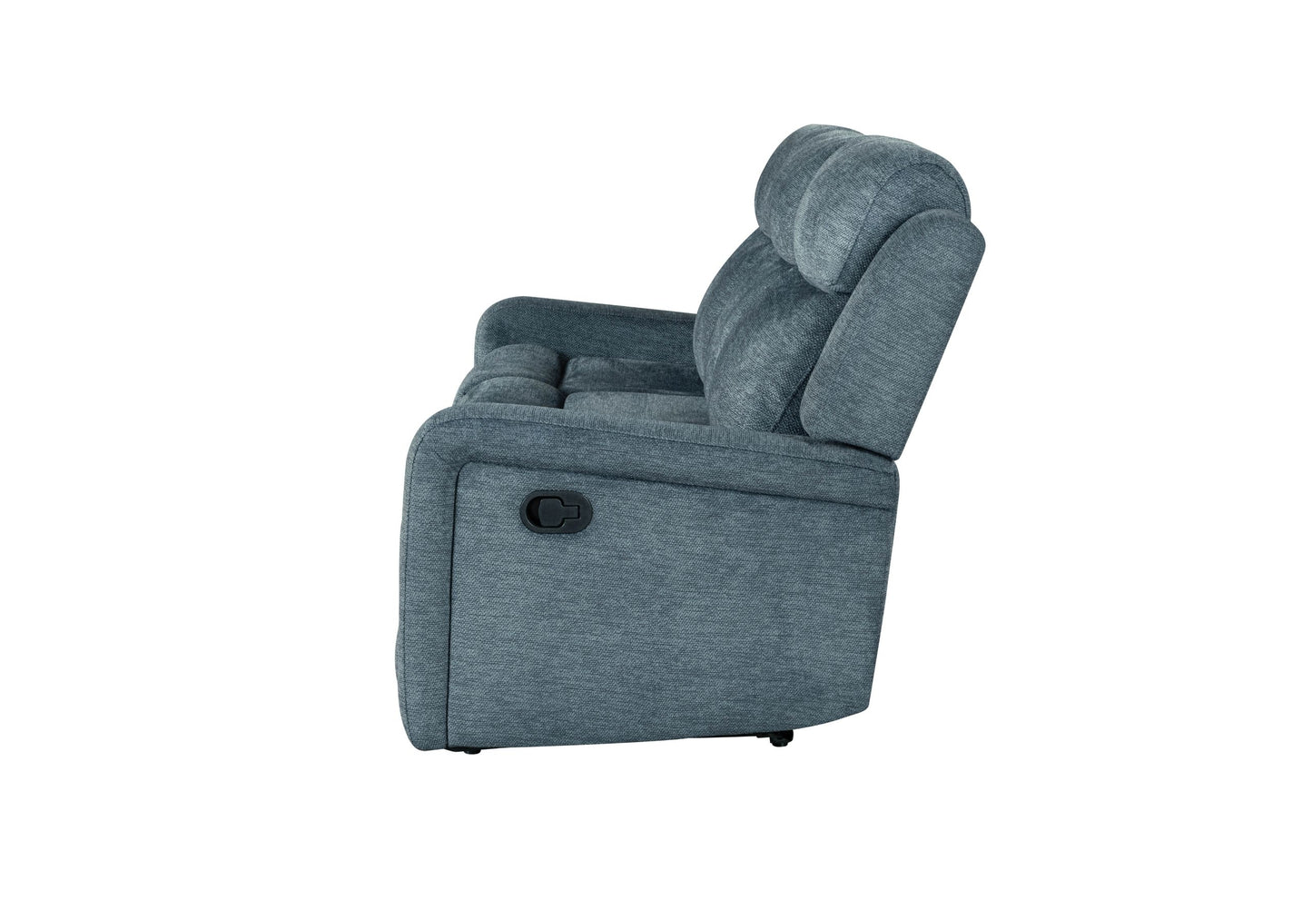 U6024 - Console Reclining Loveseat - Dark Gray