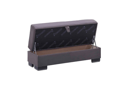 Ottomanson Armada Air - Upholstered Ottoman With Storage - Microfiber