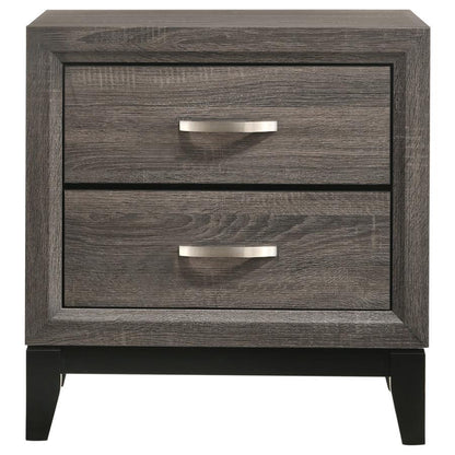 Watson - 2-Drawer Nightstand - Gray Oak