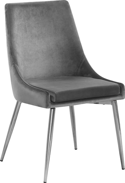 Karina - Dining Chair with Chrome Legs (Set of 2)