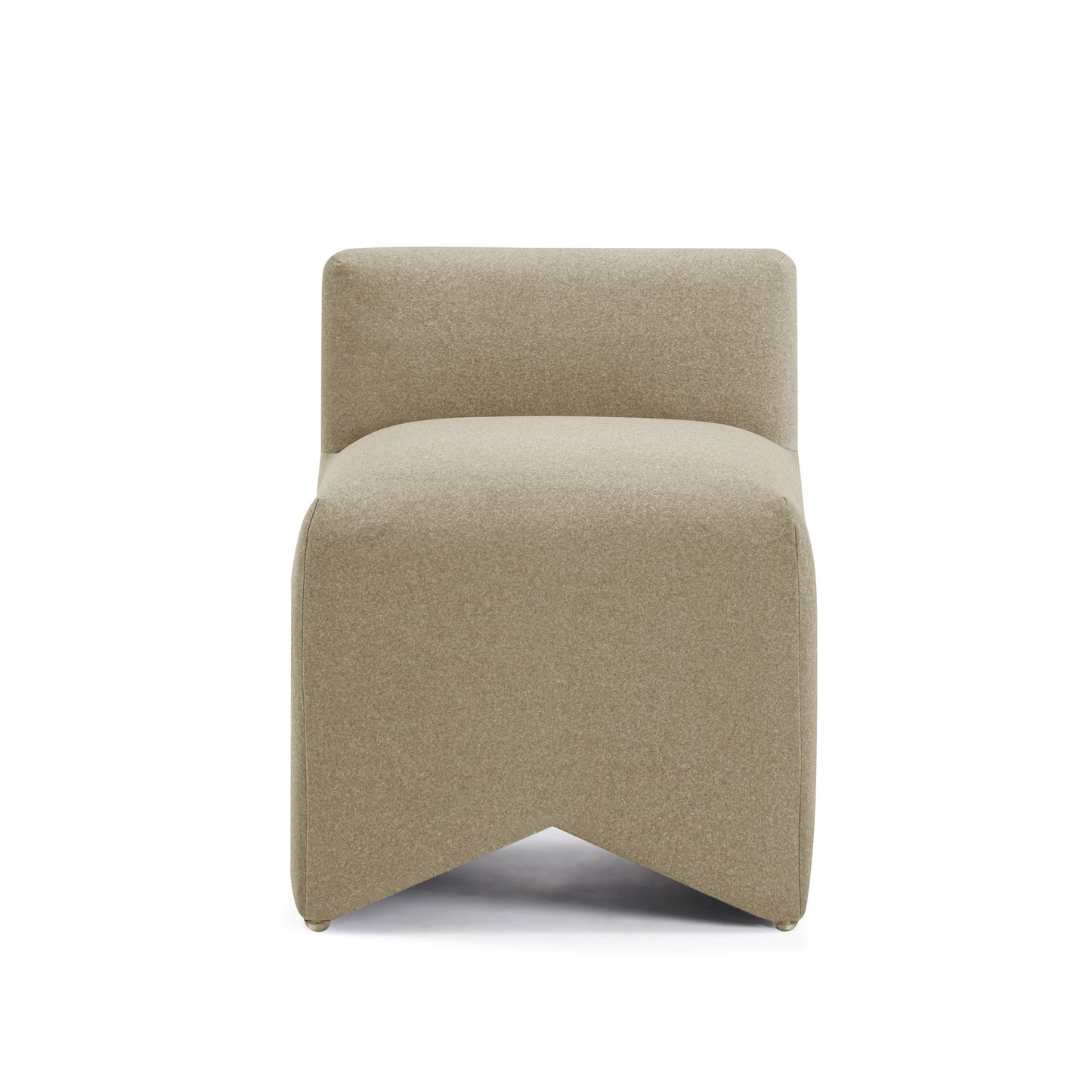 Pippa - Mohair Stool - Taupe