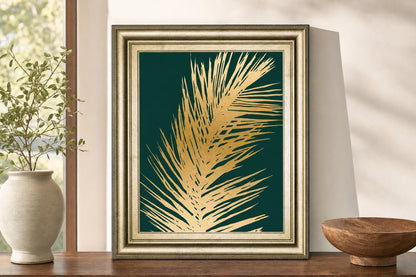22x26 Emerald Palms I By Natalie Carpentieri - Yellow