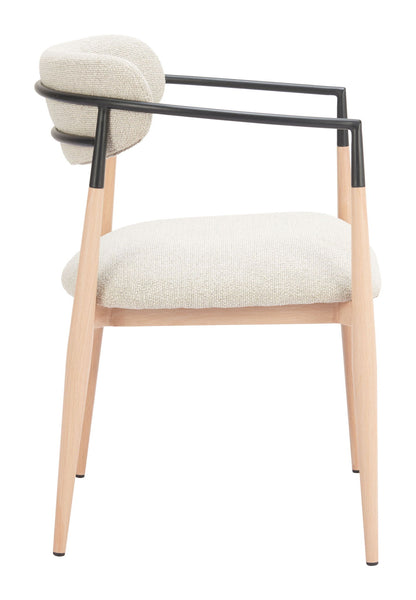 Equinox - Dining Chair (Set of 2) - Oyster Gray & Natural