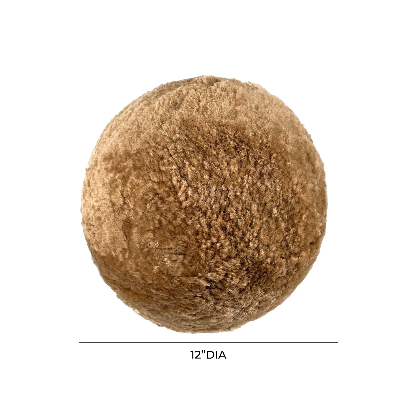 New Zealand - Genuine Sheepskin Ball Pillow