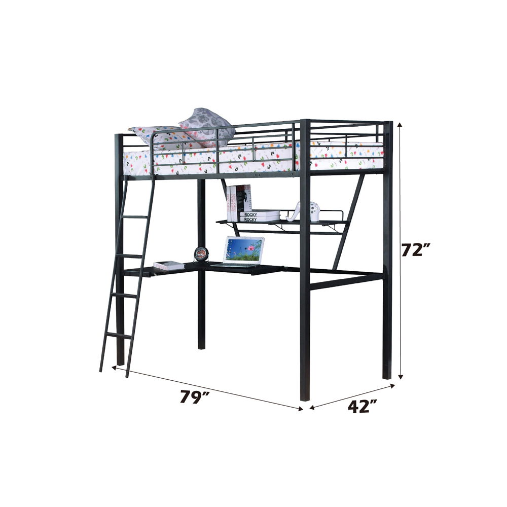 Senon Twin Size Loft Bed - Thumbnail 3