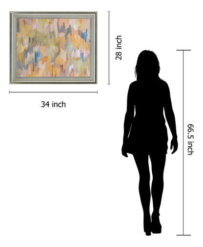 Sunlit Echo - 28" x 34" Framed Wall Art