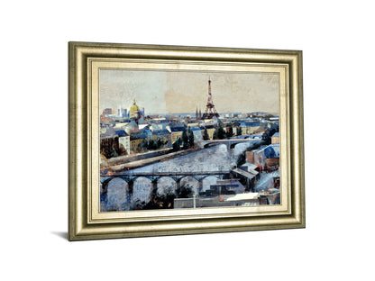 Paris By Marti Bofarull - Framed Print Wall Art - Gold