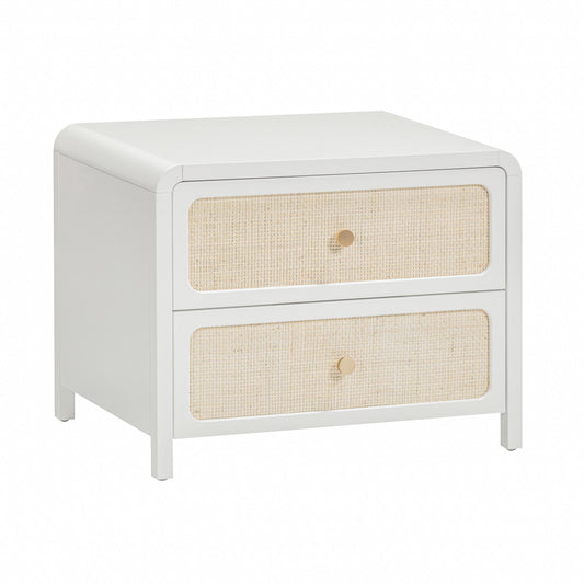 Patty - Rattan 2-Drawer Nightstand