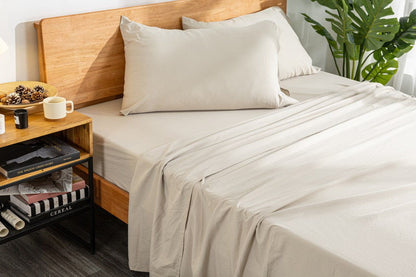 MLILY Soft Washed Sheet Set