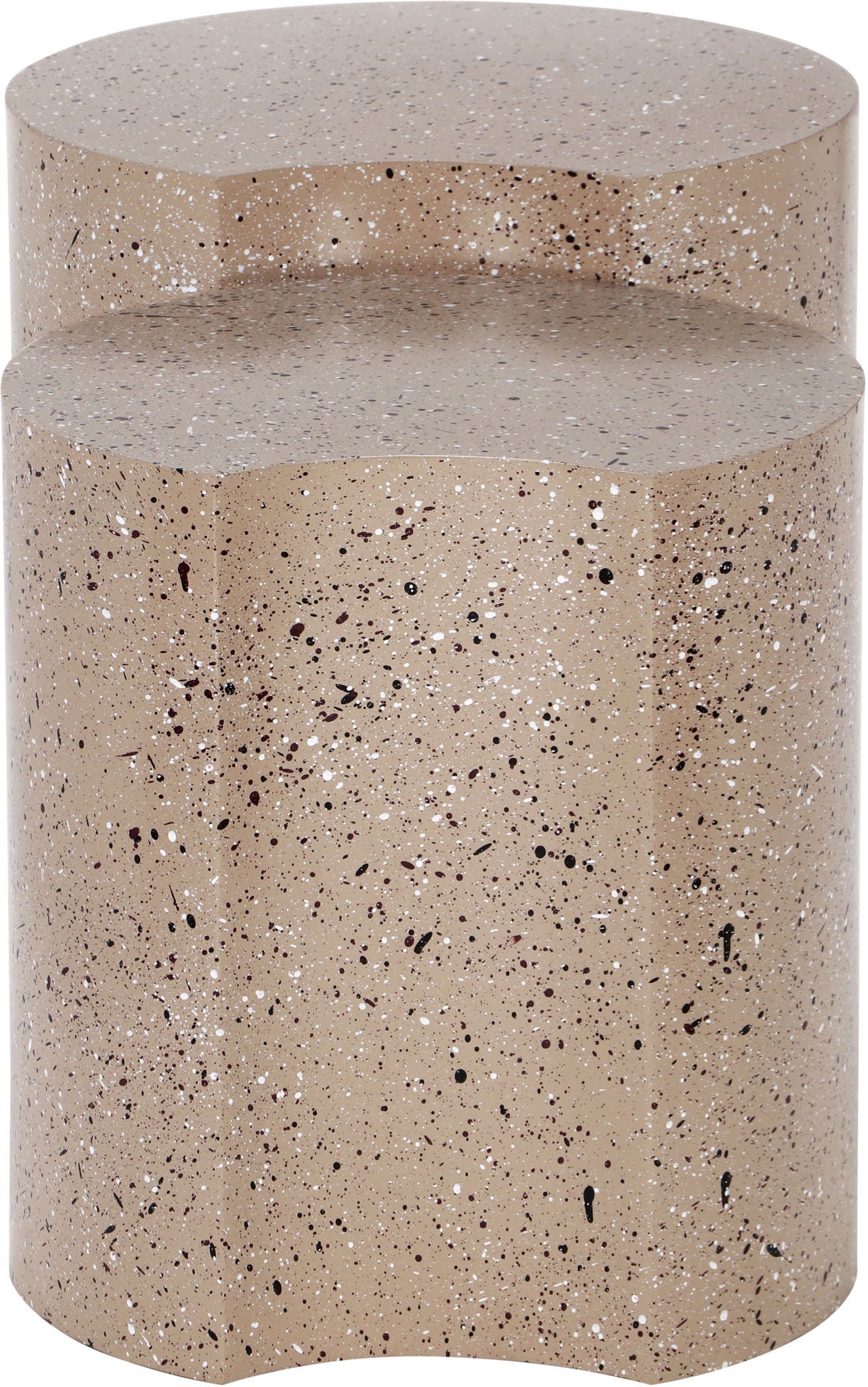 Dimple - Modular End Table - Terazzo Finish