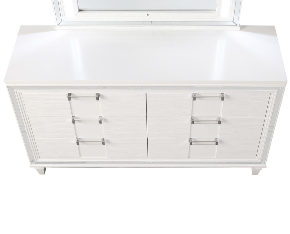 Genoa - Dresser - Sparkling White