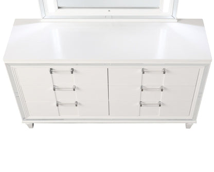 Genoa - Dresser - Sparkling White