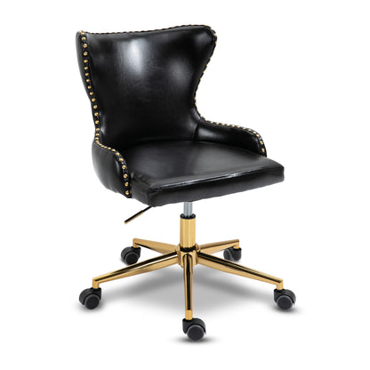 Hendrix - Office Chair with Gold Legs